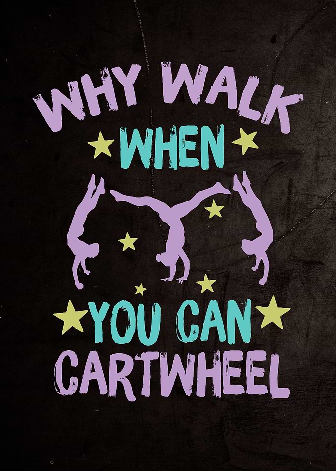 Cartwheel Gymnast Acrobat