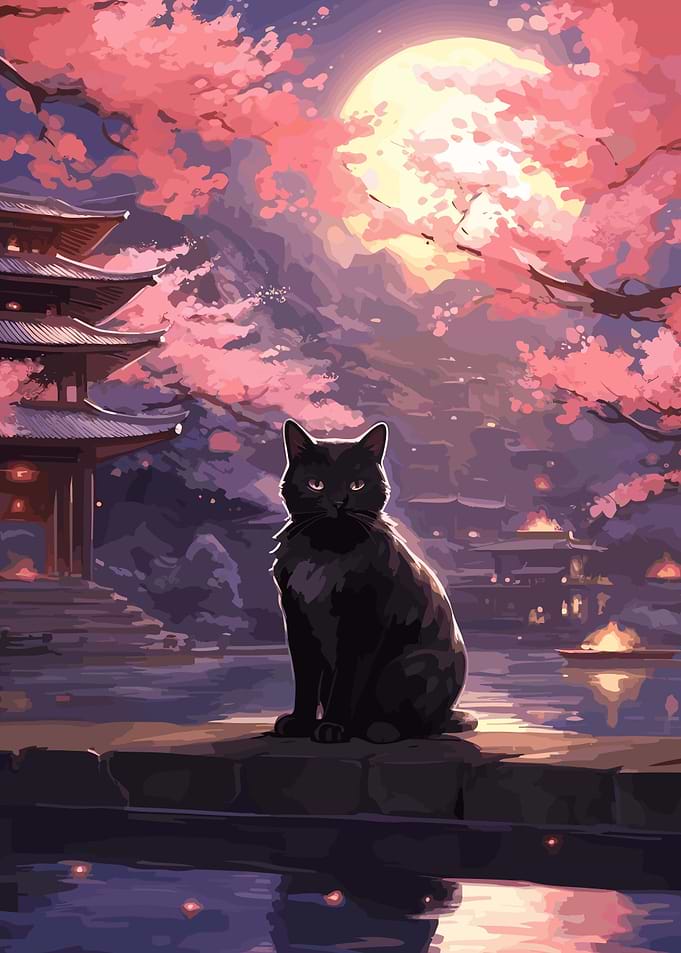 The Moon Night Cat Japan