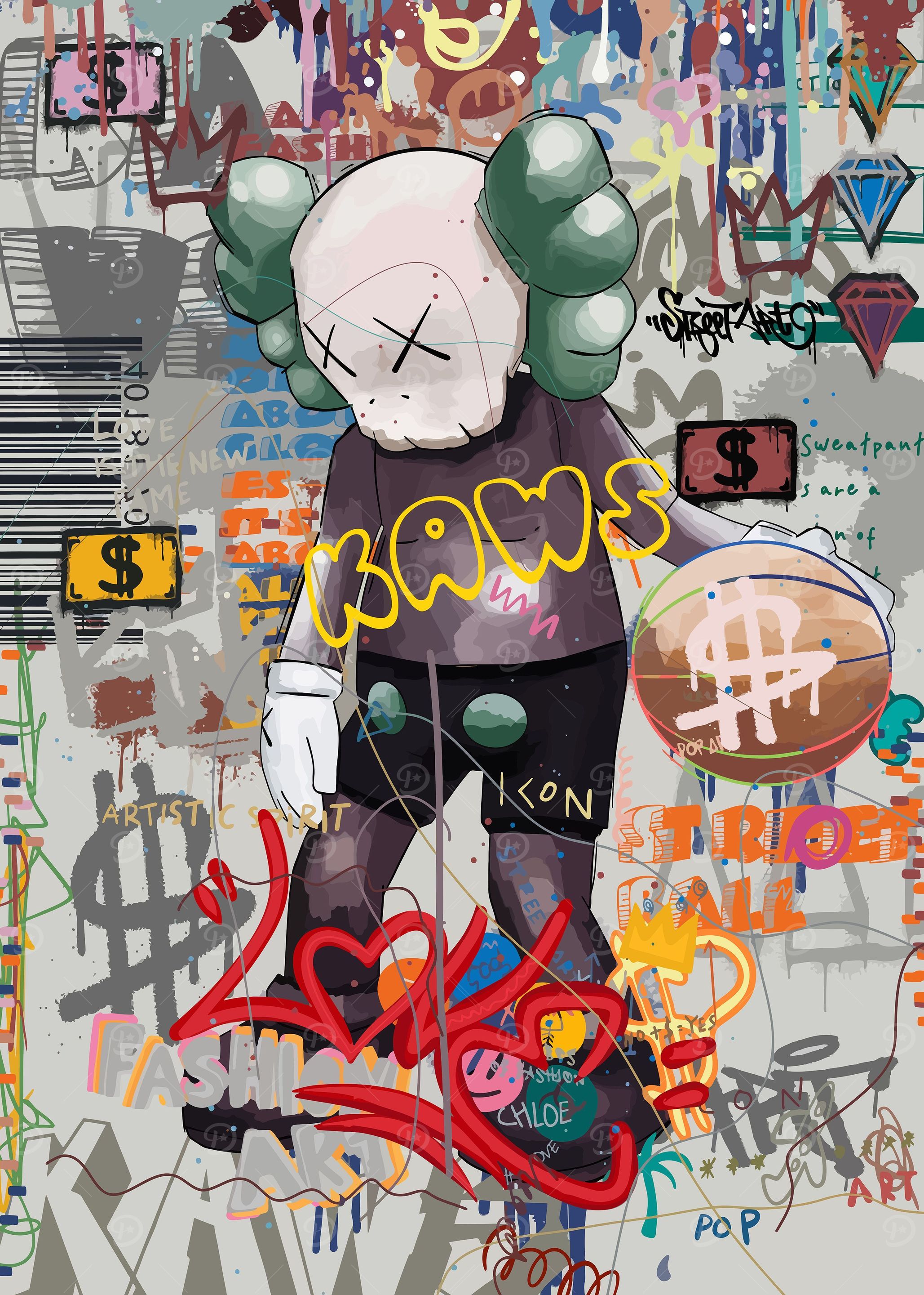 Kaw Kaws Bearbrick