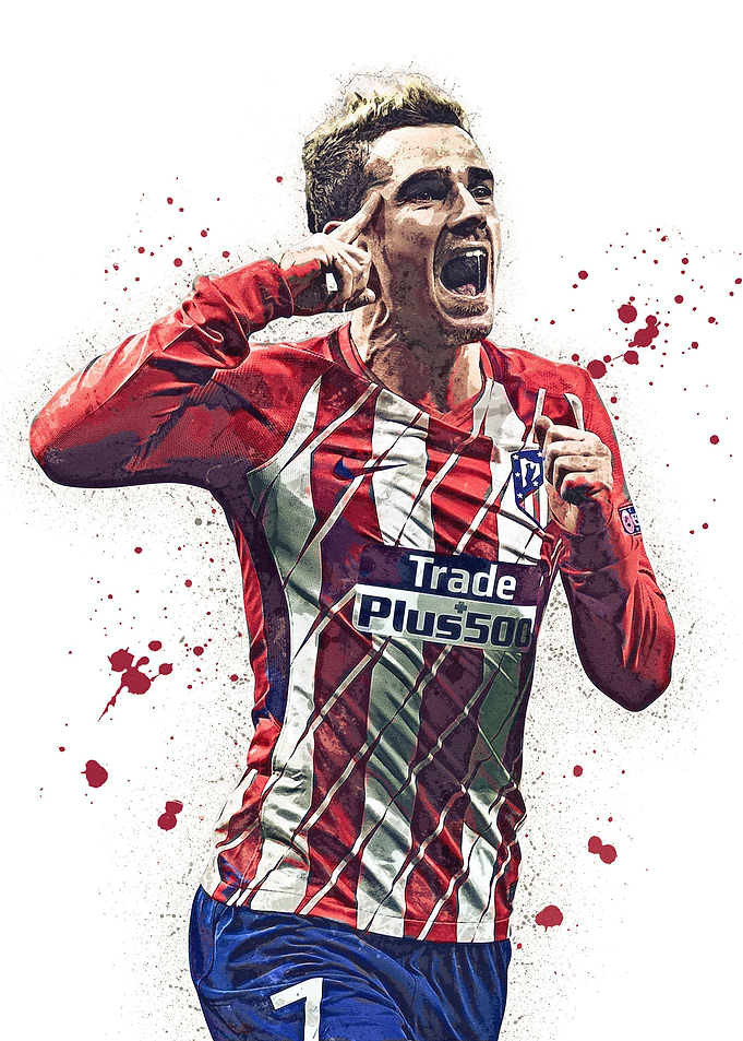 Antoine Griezmann splash