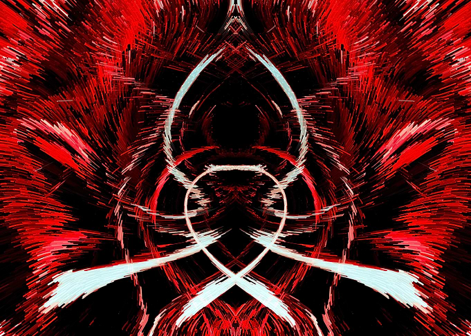 Baby Crying Abstract Art
