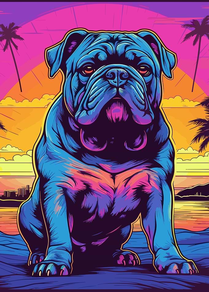Colorful Bulldogs