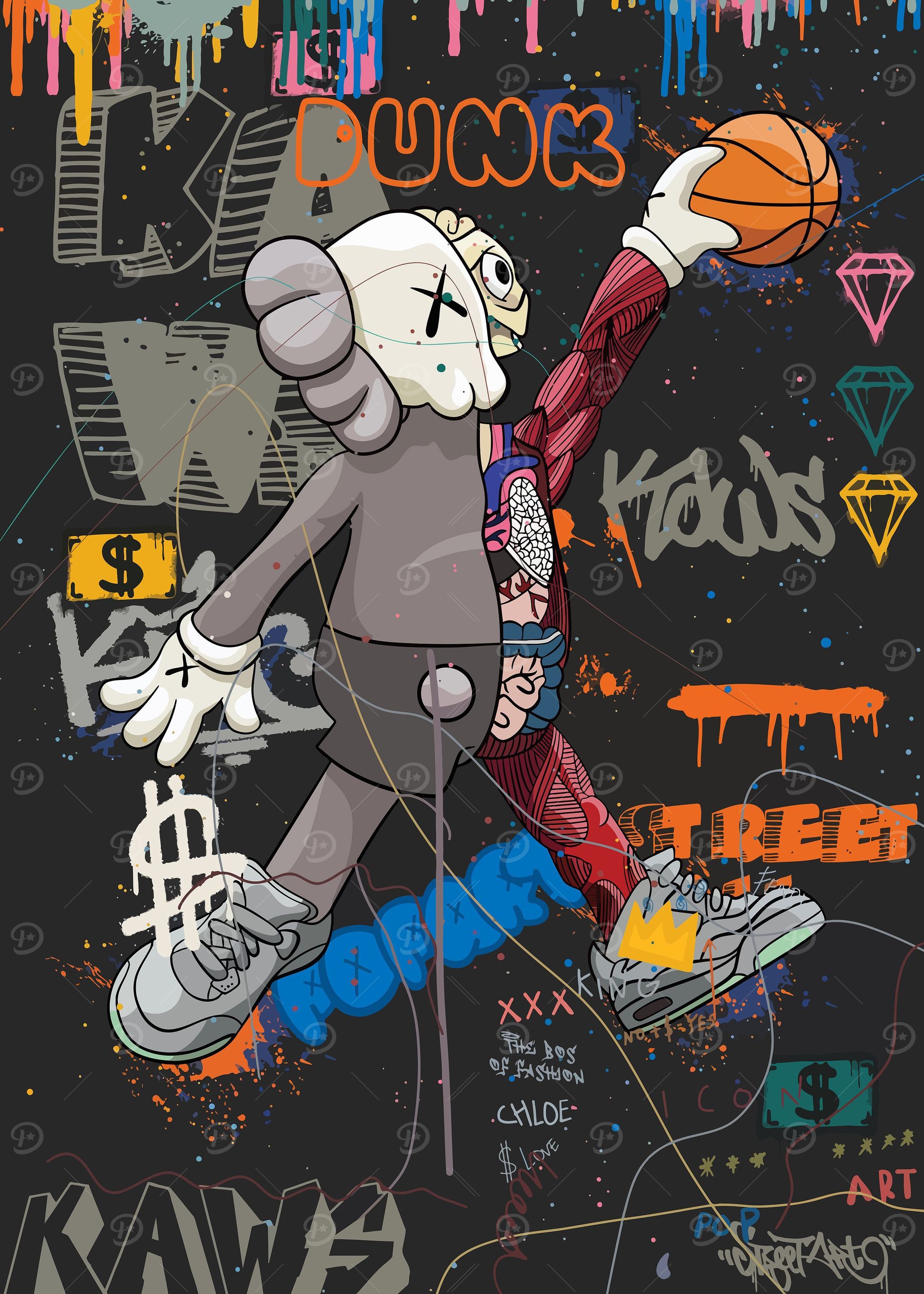 Kaw Kaws Bearbrick