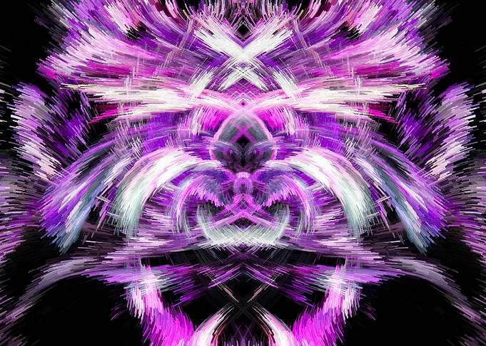 Baby Crying Abstract Art