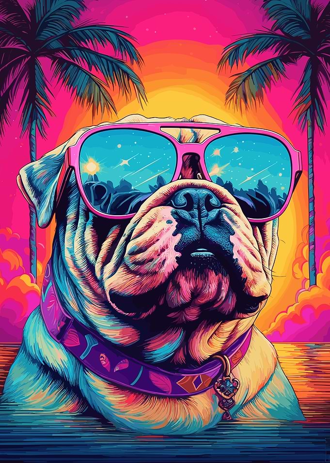 Colorful Bulldogs