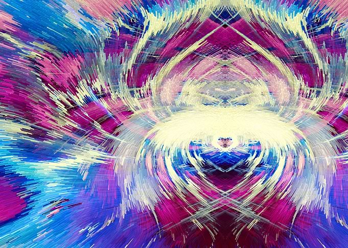 Baby Crying Abstract Art