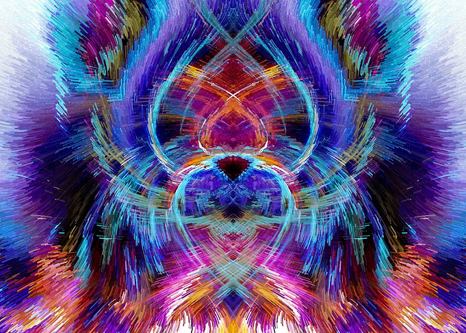 Baby Crying Abstract Art