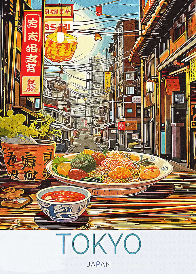 Tokyo Japan Ramen Food