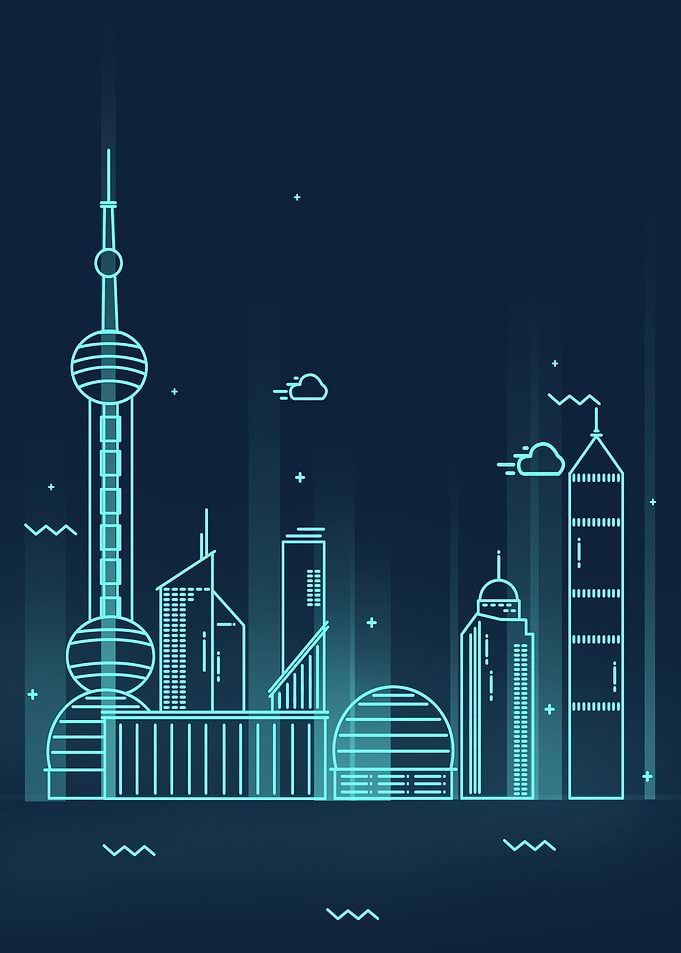 Concise city Neon