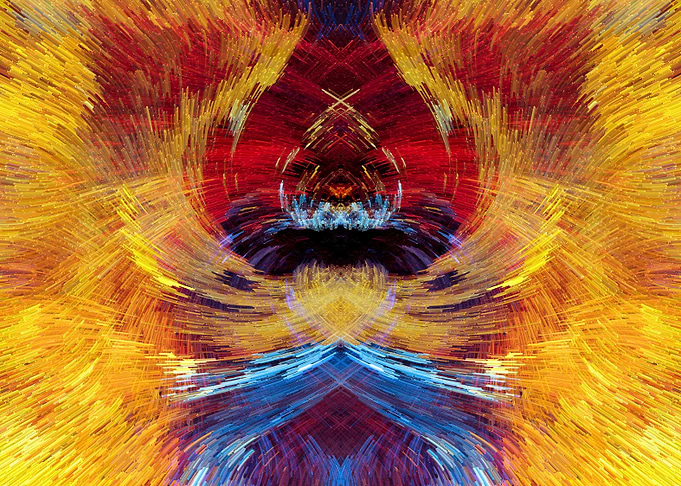 Baby Crying Abstract Art