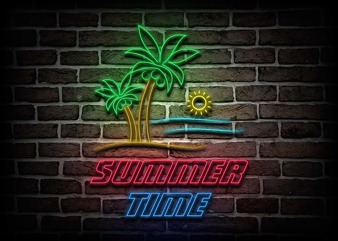 Neon Summer Time
