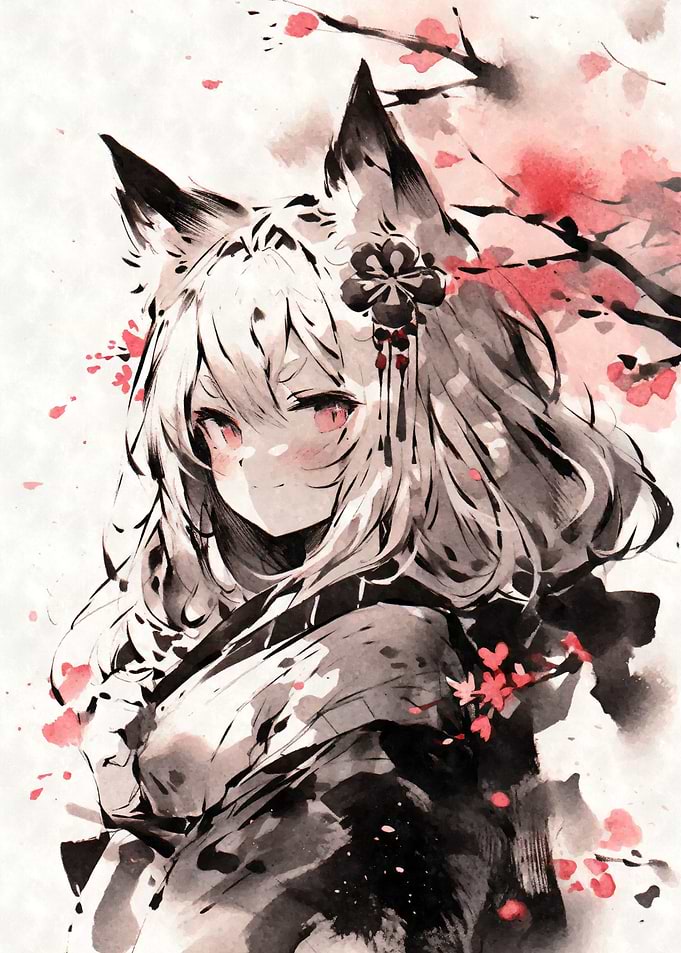 Nekomimi Japanese Ink