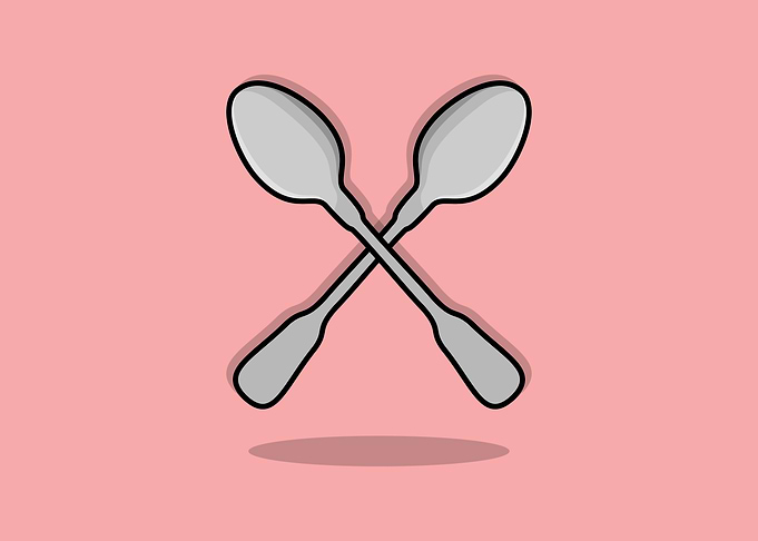 Spoon vector icon design