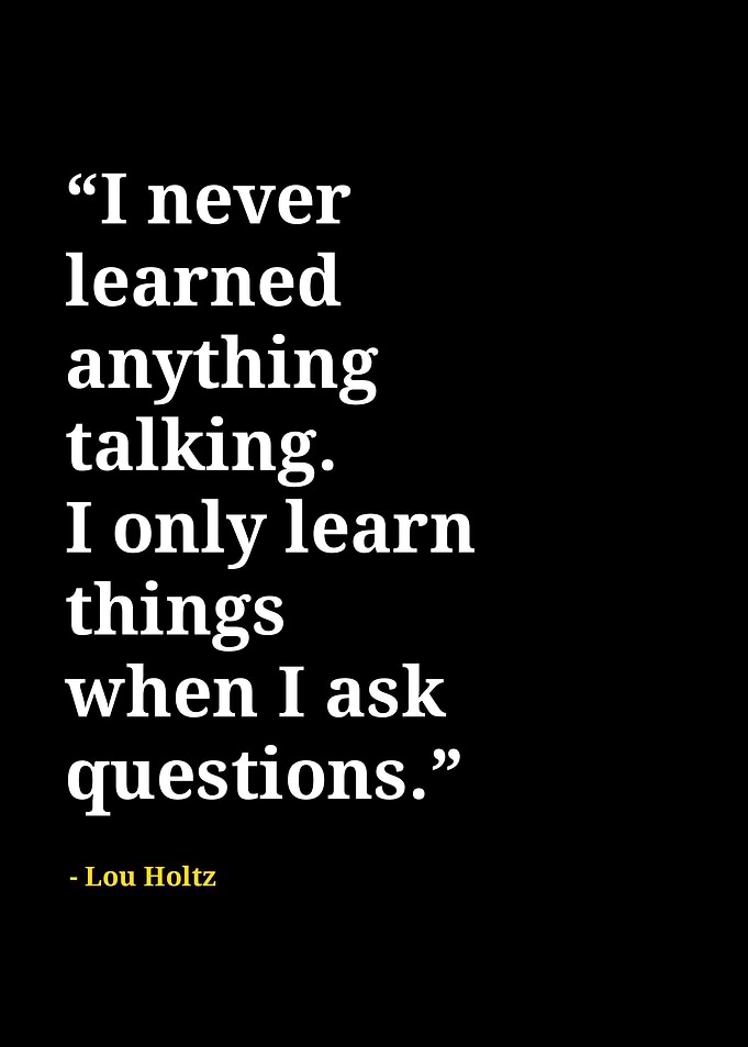 Lou holtz quotes