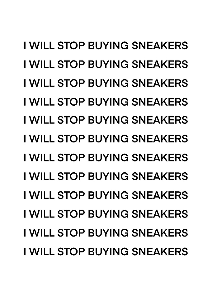 I will stop