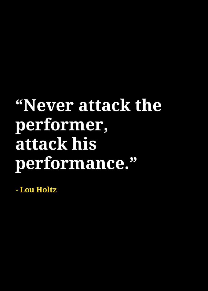 Lou holtz quotes