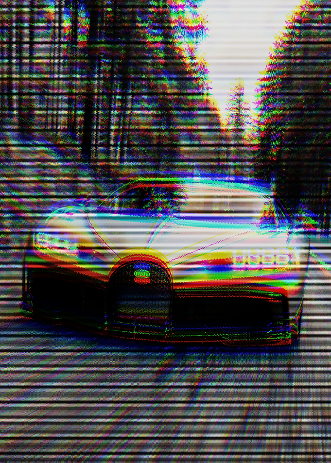 CAR GLITCH ART