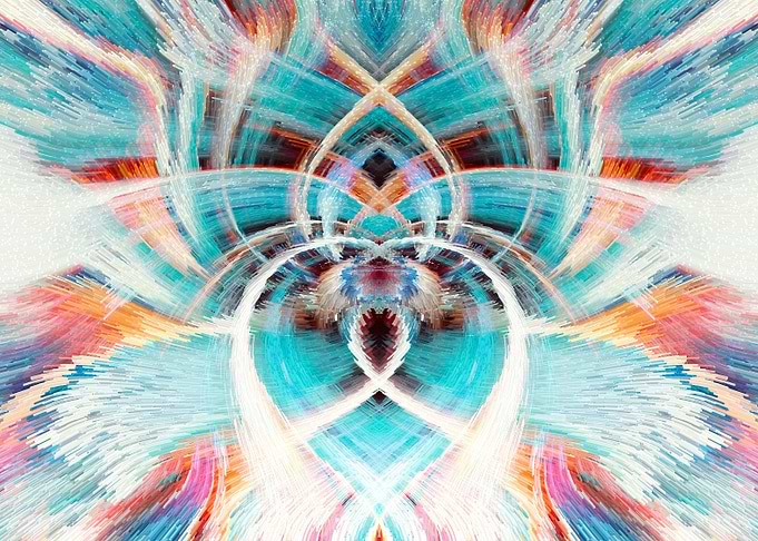 Abstract Fractal Floral