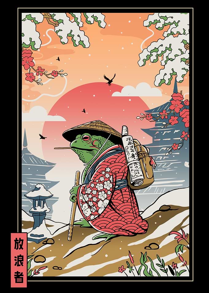Wandering Toad Ukiyo