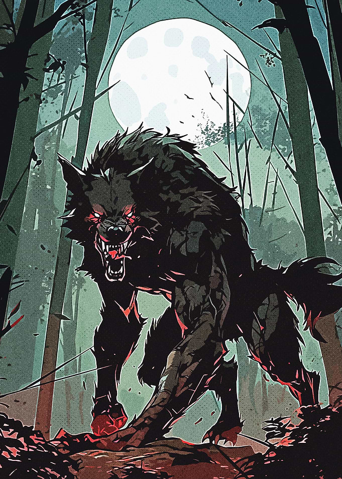 Horror Wolf Vintage