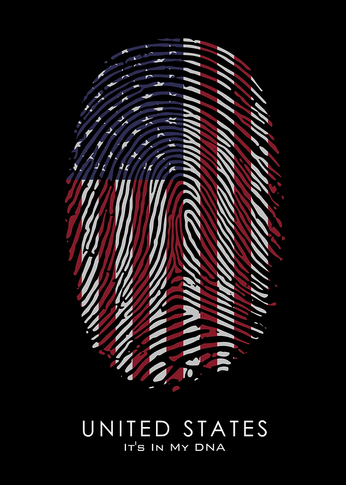 United States Flag My DNA