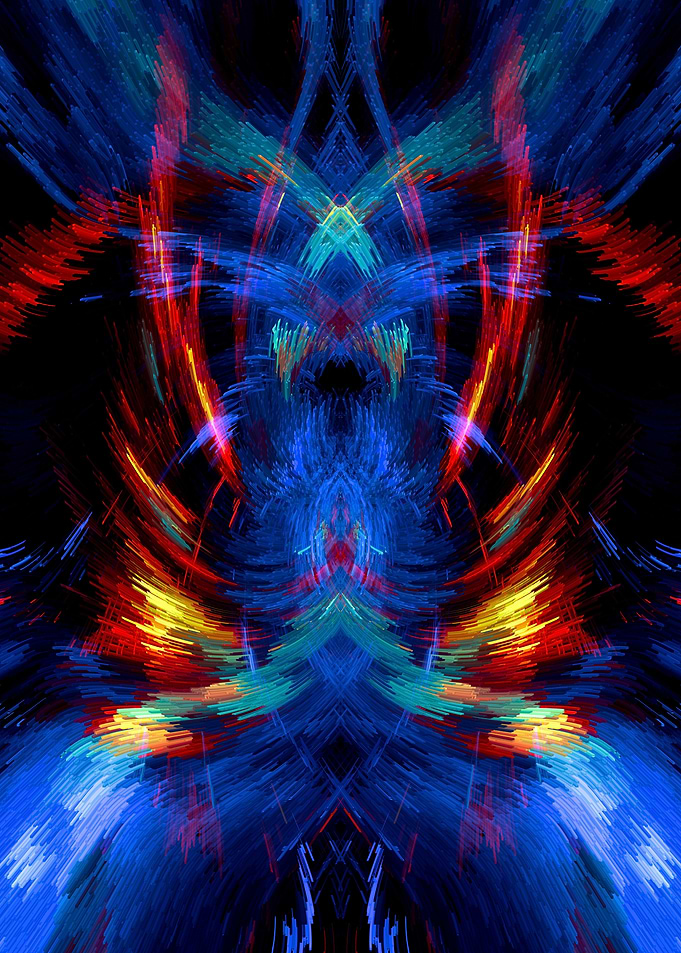 Abstract Fractal Floral