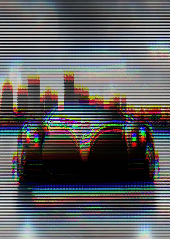 CAR GLITCH ART