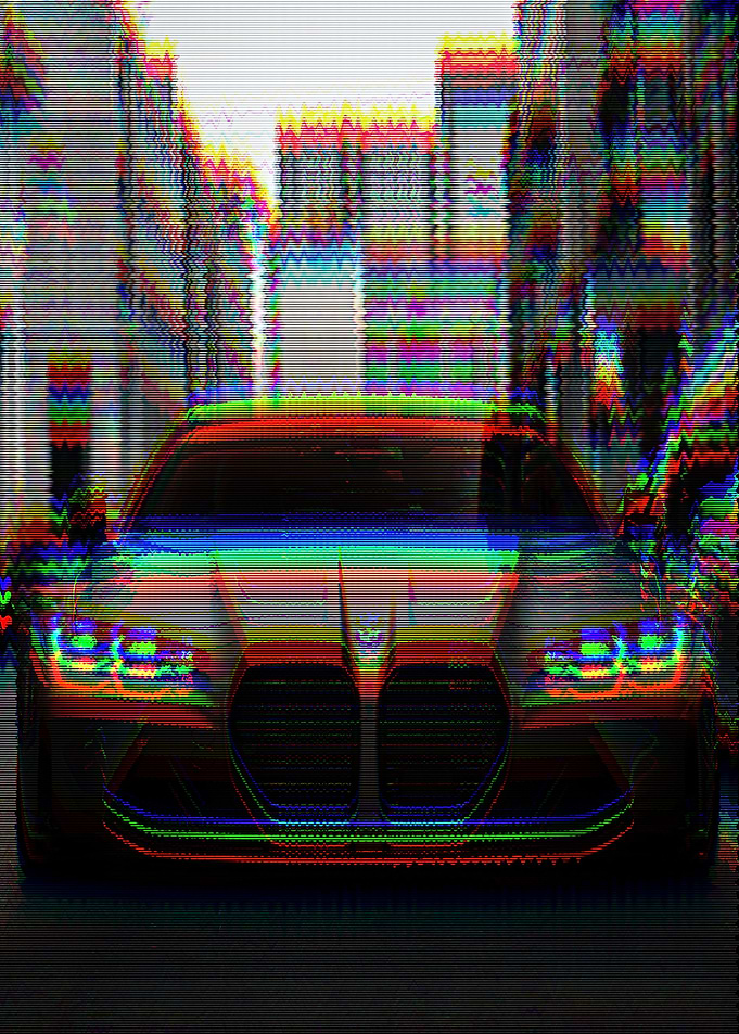 CAR GLITCH ART