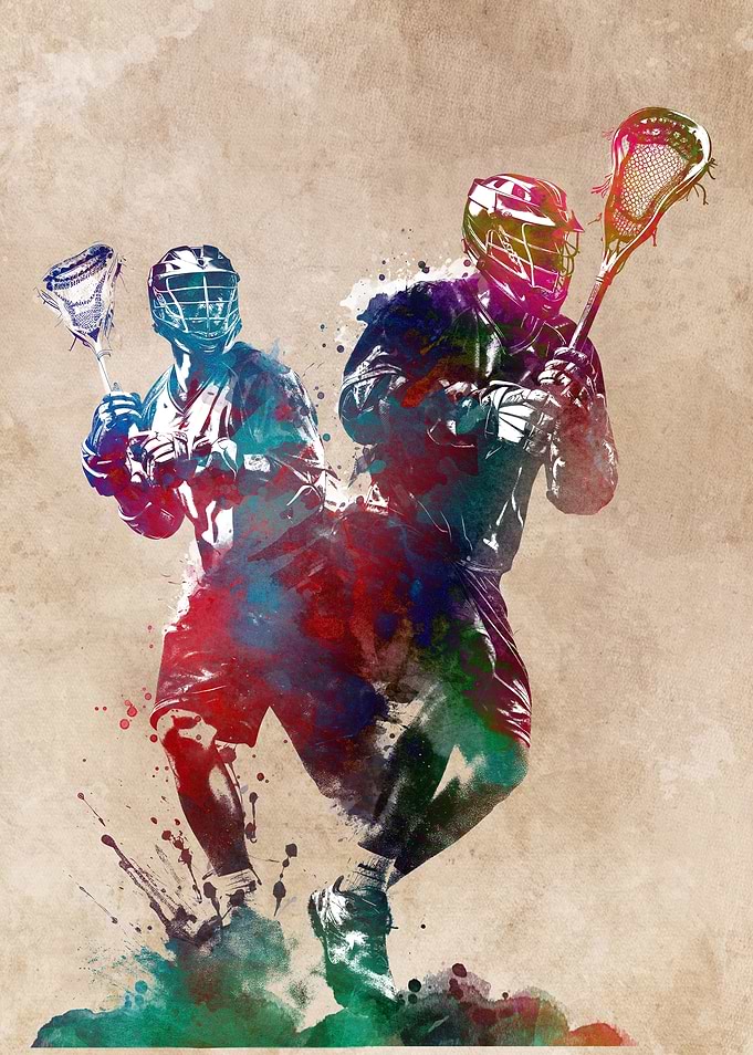 Lacrosse sport art