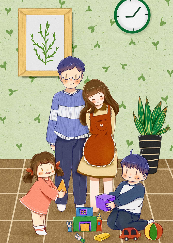 Happy family