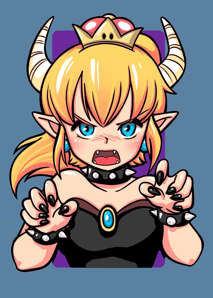 Blonde Bowsette