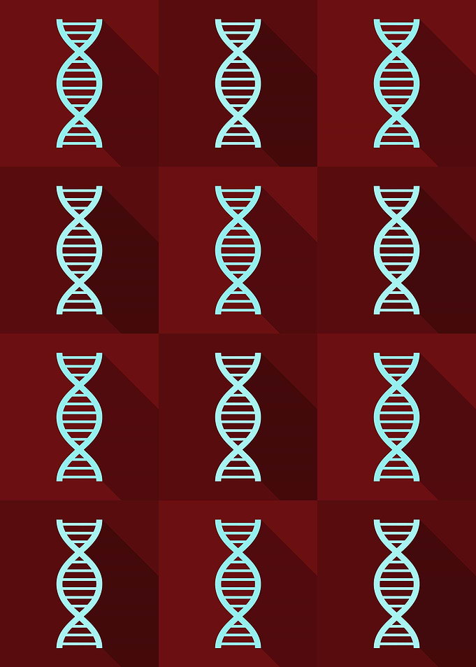 DNA Science Icons Pop Art