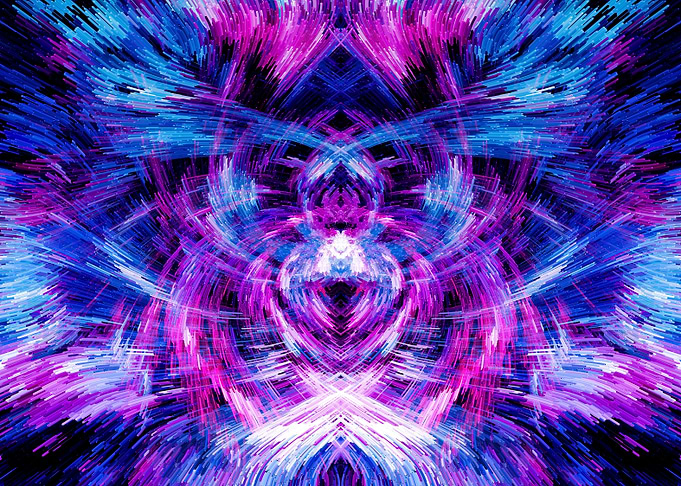 Abstract Baby Fractal Art