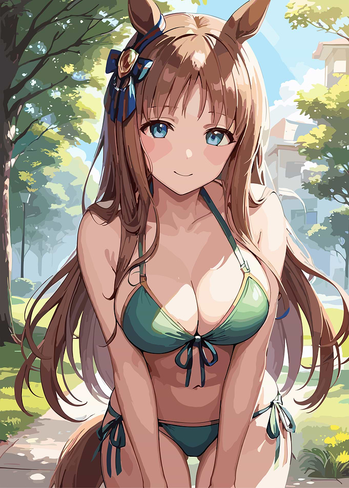 sexy anime girl bikini