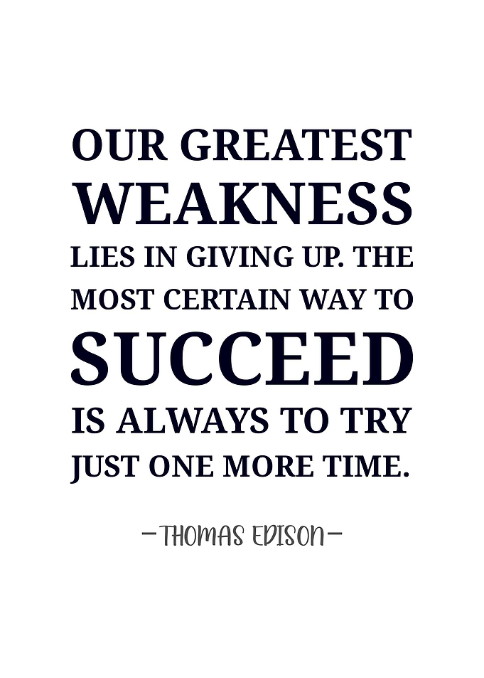 Thomas Edison quote