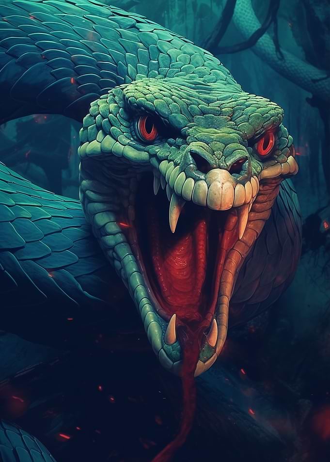 Huge Wild Snake