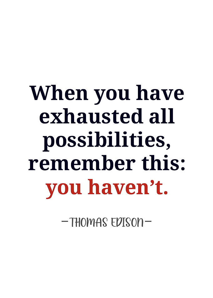 Thomas Edison quote
