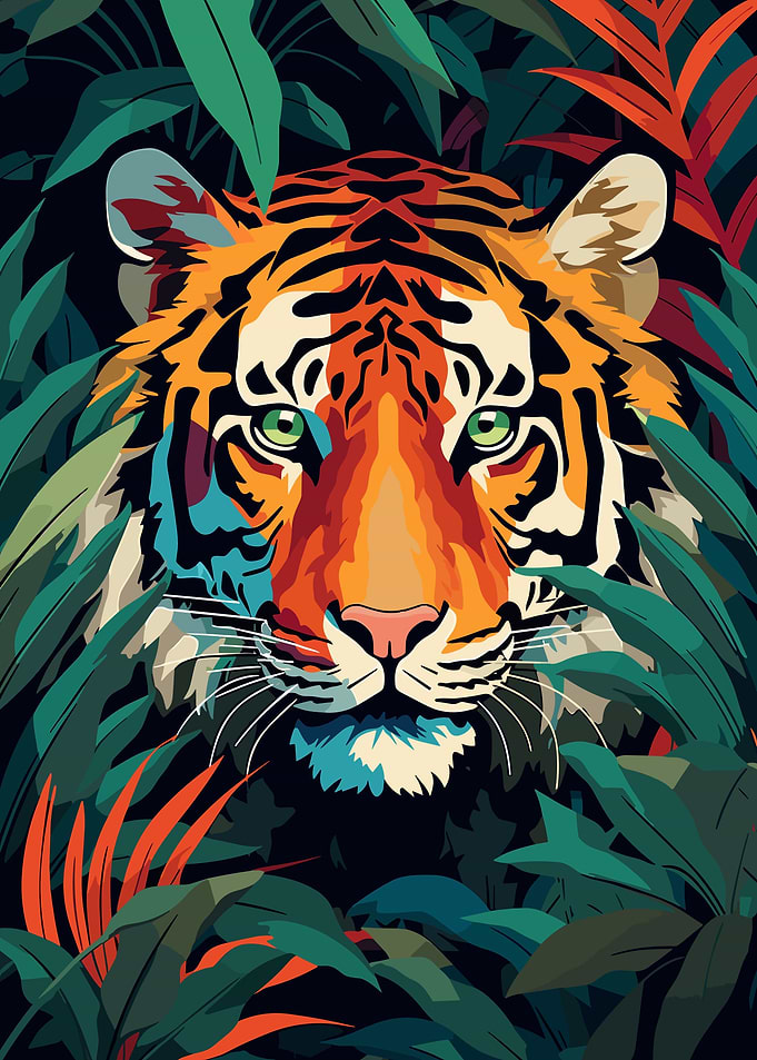 Tiger in Jungle