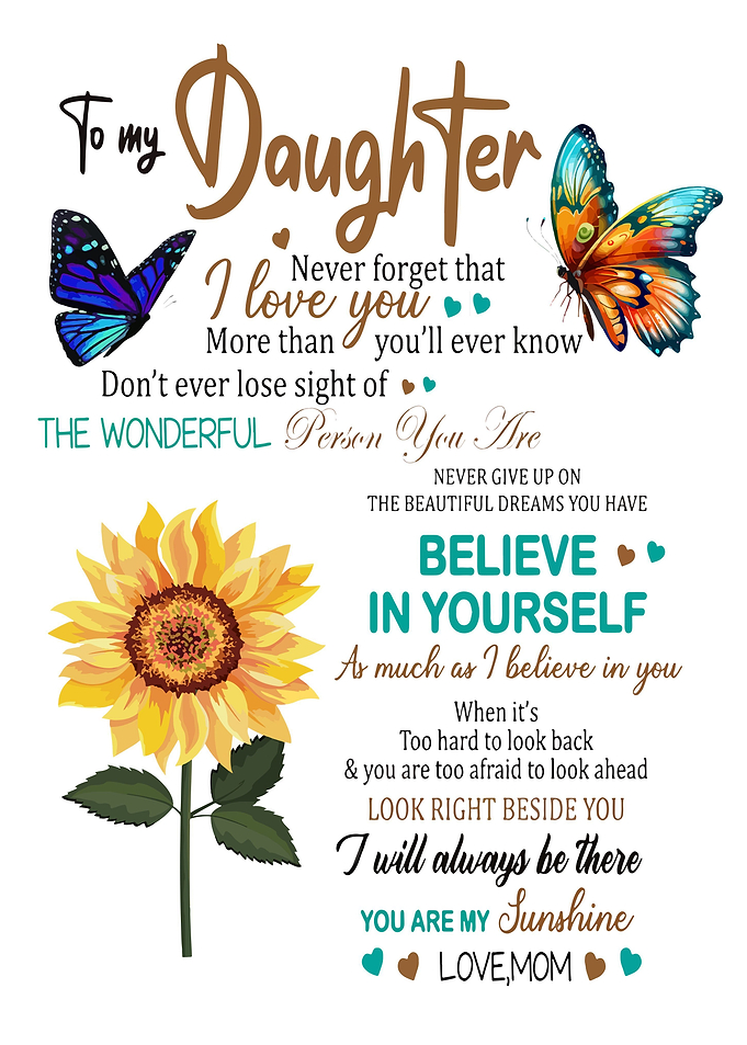 To My Daughter from Mom