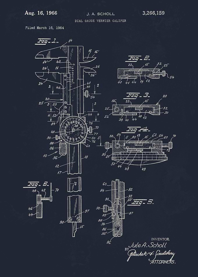 Dial gauge vernier caliper