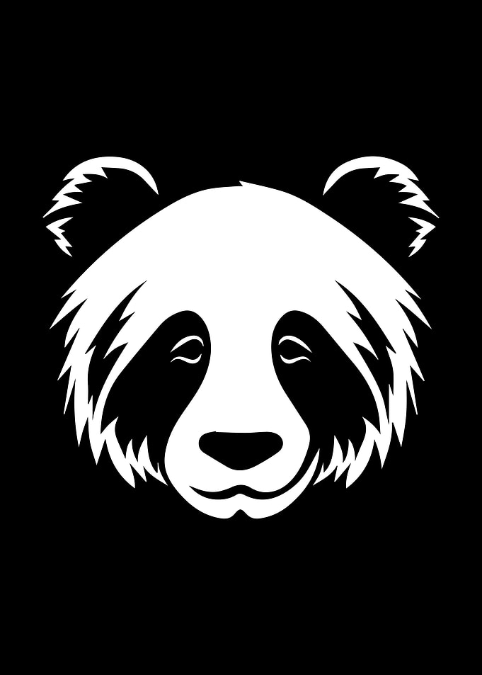 Bear Stencil Design