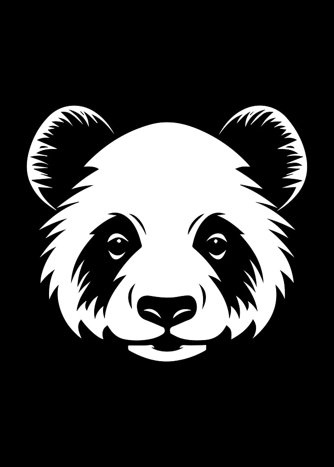 Bear Stencil Design