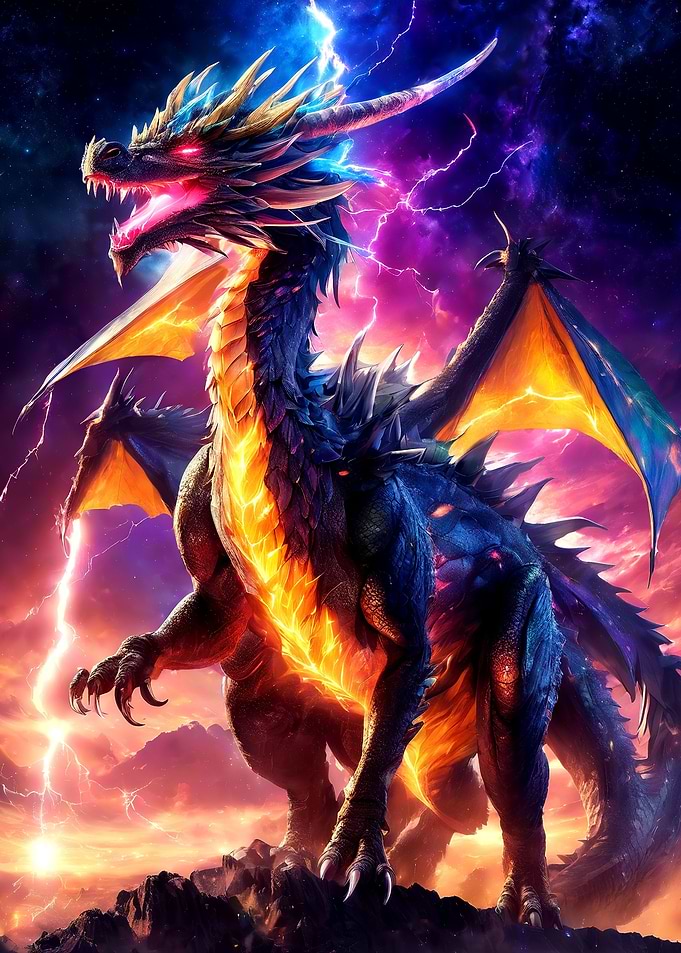 Dragon of the galaxy