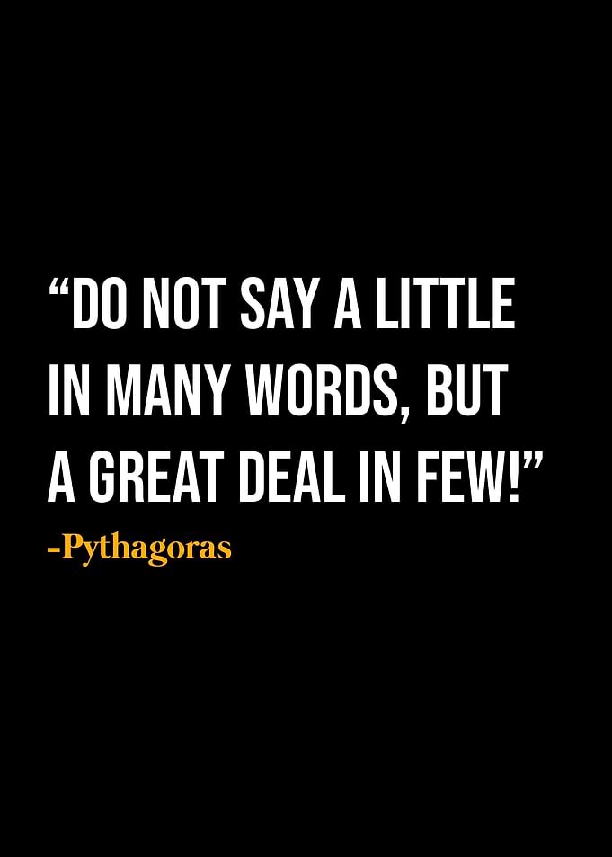 Pythagoras Quote