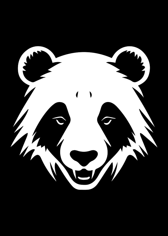 Bear Stencil Design