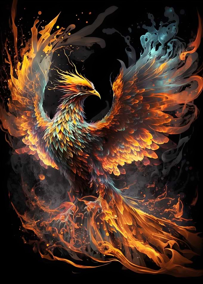 Fantasy Fire Phoenix