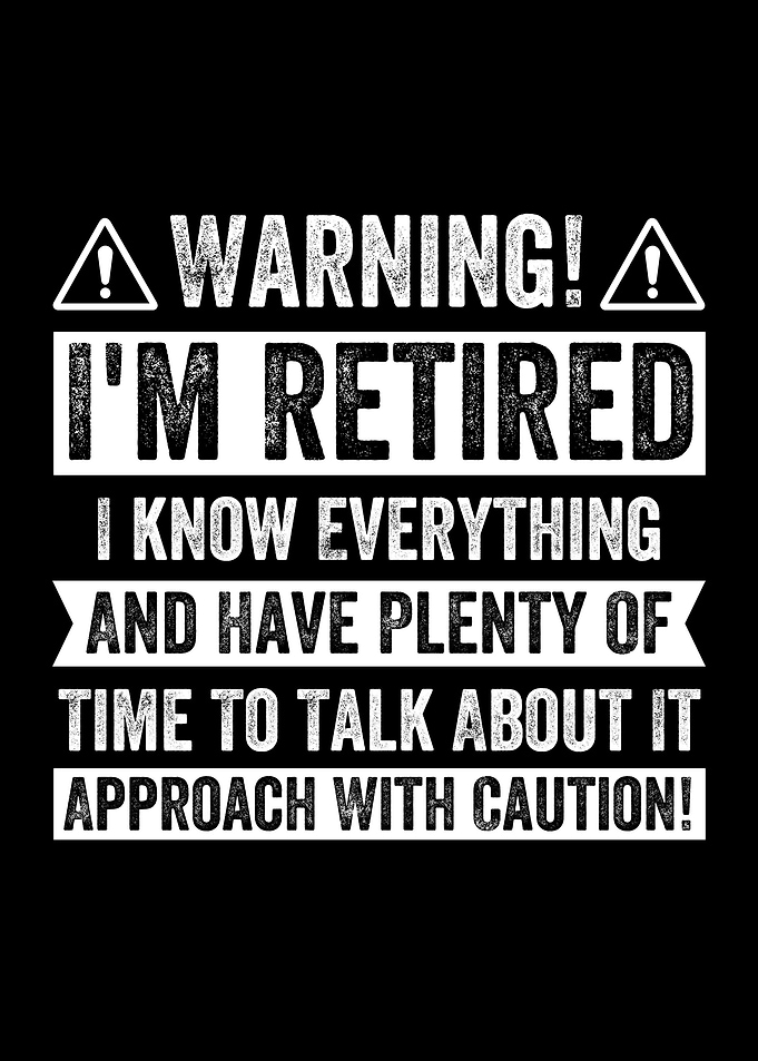 Funny Retirement Retiree