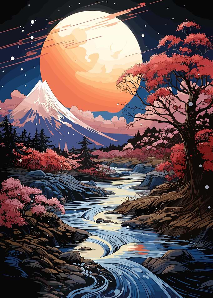 Japan Mountain Landscape