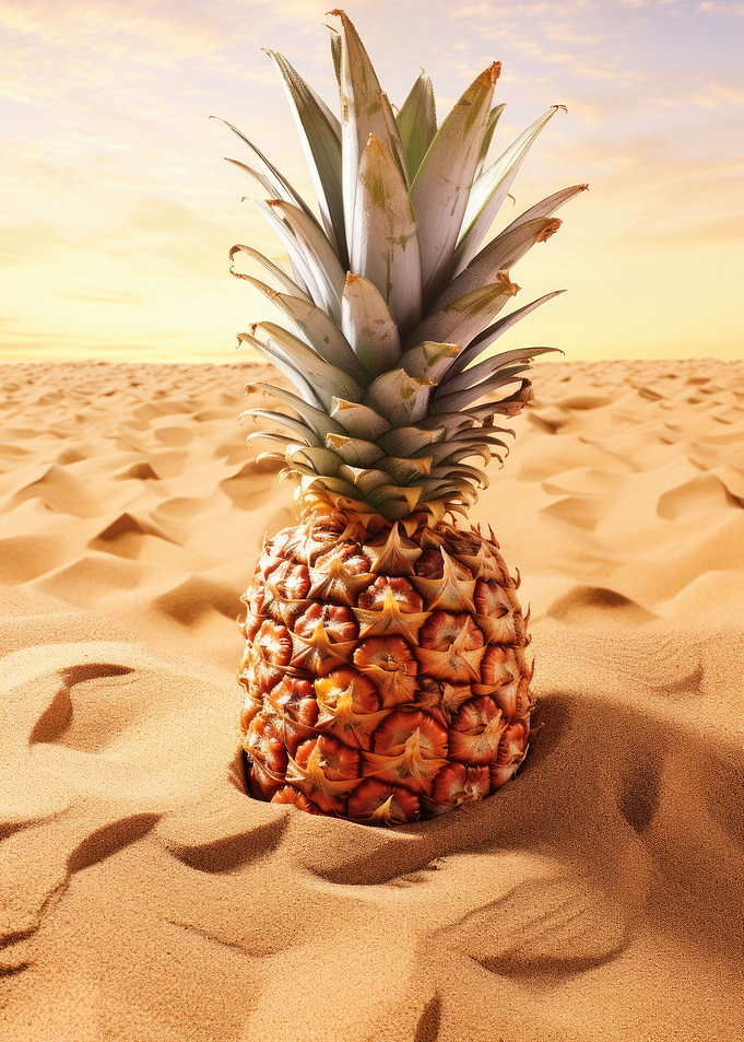 Ananas In Sand