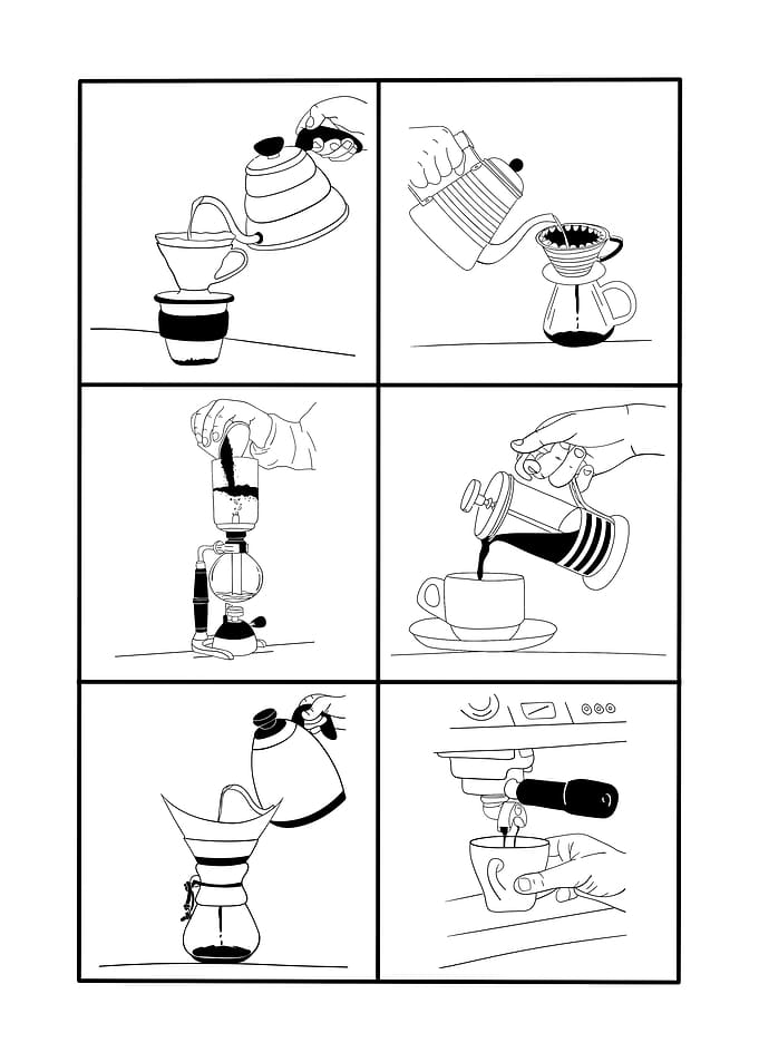 Coffee brewed